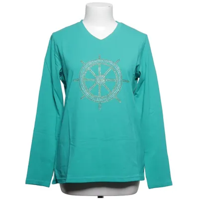 Langarmshirt (Grün) von Fiora Blue Baumwolle, Elasthan