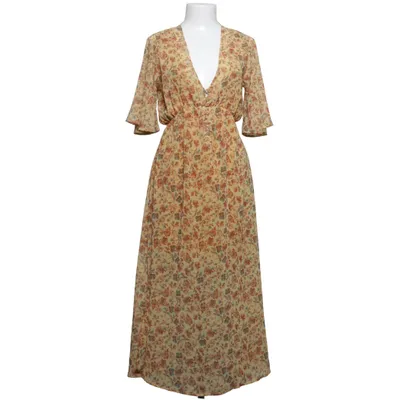 Robe longue (Jaune, Multicolore) de Pull & Bear