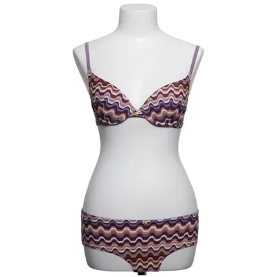 Bikini (Lilla, Brun, Flerfarvet) fra Missoni Lindex Elastan, Polyamid