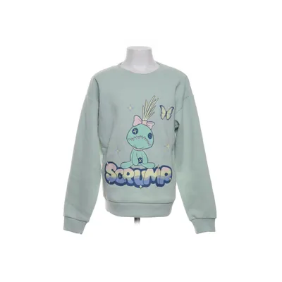 Collegetröja (Grön) från Disney Stitch Bomull, Polyester