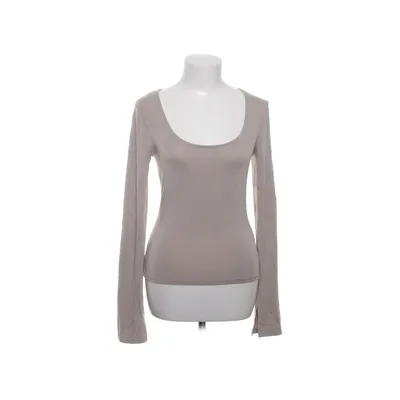 Långärmad t-shirt (Beige) från Gina Tricot Elastan, Viskos