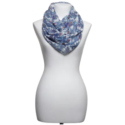 Infinity scarf (Wit, Blauw, Meerkleurig) van s.Oliver