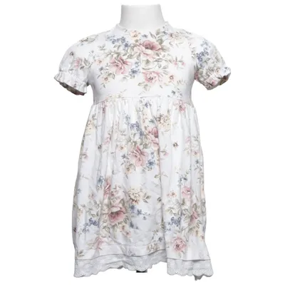 Kleid (Weiß, Mehrfarbig) von Newbie by KappAhl Baumwolle