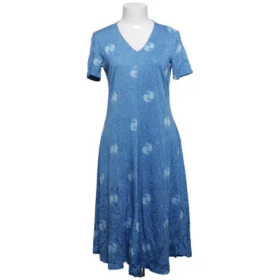 Klänning (Blå, Vit) från Vamlingbolaget Bomull, Viskos