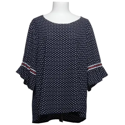 Blouse (Bleu, Blanc) de Paprika Polyester