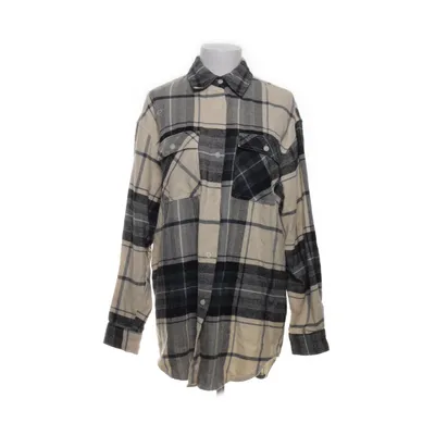 Flannel skjorte (Beige, Sort, Grå) fra Bik Bok Bomuld