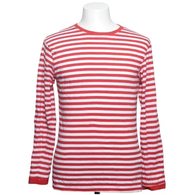 Langærmet t-shirt (Rød, Hvid) fra Deiters Bomuld