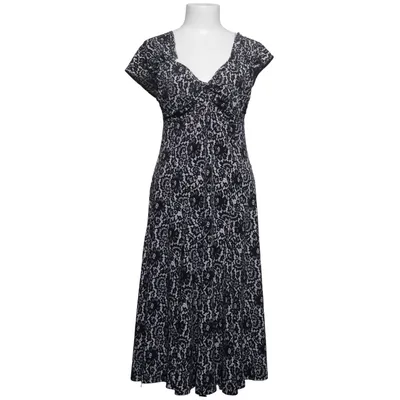 Jurk (Zwart, Wit) van Adler Elastaan, Polyester