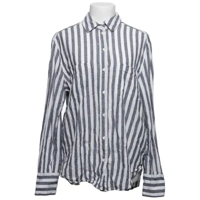 Shirt (Blauw, Wit) van L.O.G.G by H&M Katoen, Linnen