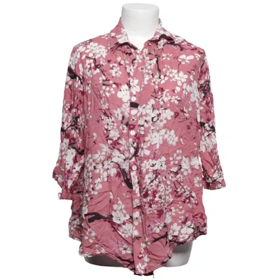 Bluse (Pink, Hvid) fra Barba Viscose