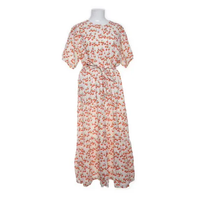 Maxi dress (White, Multicolored) from The Tiny Big Sister Cotton, Linen