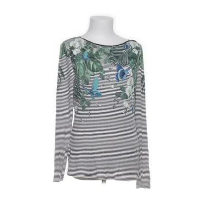 Långärmad t-shirt (Vit, Flerfärgad) från Oasis Elastan, Polyester, Viskos