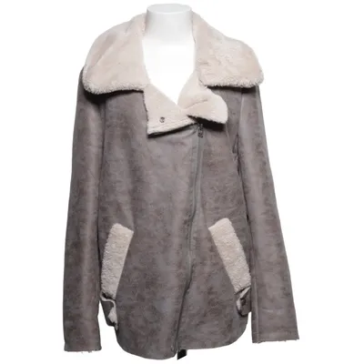 Shearlingjacka (Grå, Beige) från Bläck
