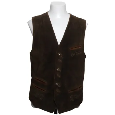 Gilet en cuir (Marron) de Moser Cuir