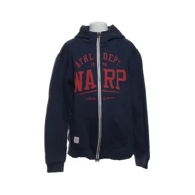 Sweat à capuche (Bleu, Rouge) de Warp Coton, Polyester