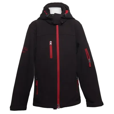 Softshelljacke (Schwarz, Rot) von Loesdau