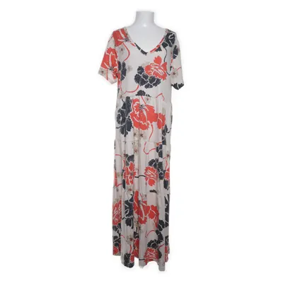 Robe longue (Rouge, Noir, Beige, Multicolore) de House of Lola Élasthane, Tencel