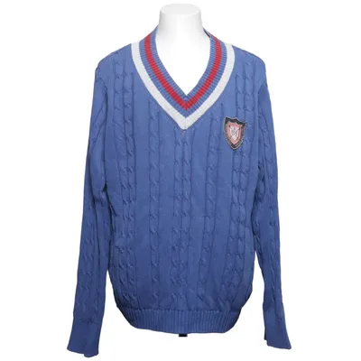 Pullover (Blauw, Wit, Rood) van Camargue Katoen