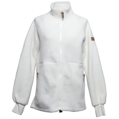 Fleece jacket (White) from Strøva Polyester