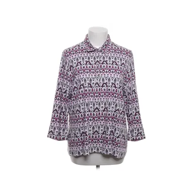 Pikétröja (Vit, Lila, Grå) från Rabe Bomull