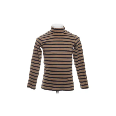Långärmad t-shirt (Brun, Svart) från Muji Bomull, Elastan