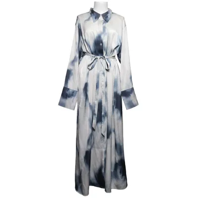 Robe chemise (Multicolore, Blanc) de H&M Modern Classic Polyester