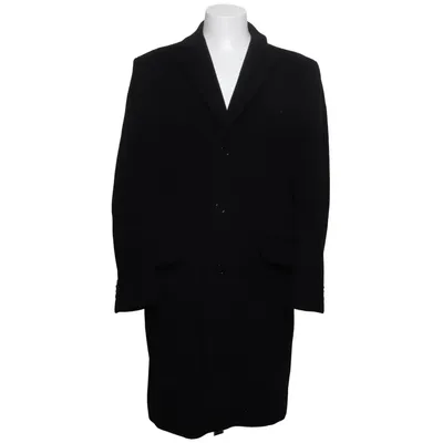 Manteau (Noir) de Batistini Cachemire, Nylon, Laine