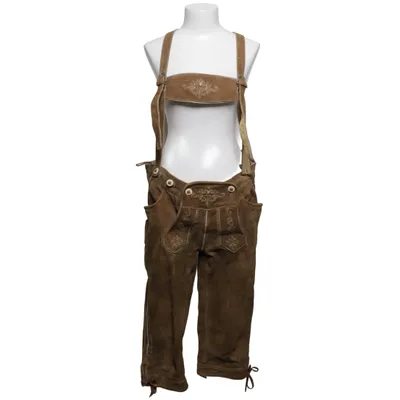 Pantalon en cuir traditionnel (Marron) de Almsach Cuir