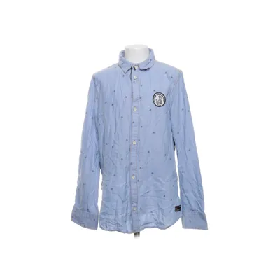 Denim blouse (Blauw) van Retour Katoen