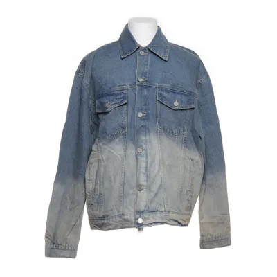 Denim jacket (Blue, Beige) from Boohoo Man Cotton