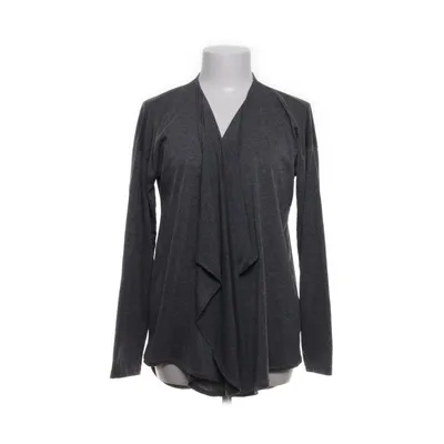 Cardigan (Gray) from Basic U Polyester, Viscose