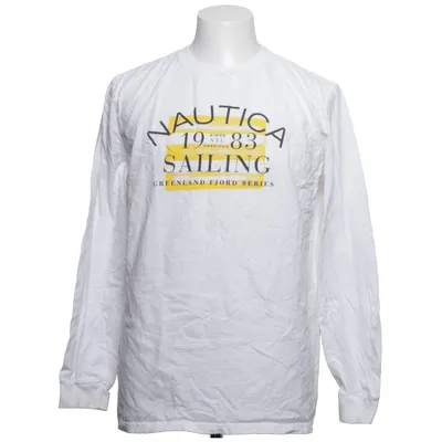 Lange mouwen shirt (Wit, Geel, Zwart) van Nautica Katoen