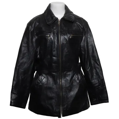 Veste en cuir (Noir) de Hollies Cuir, Polyester