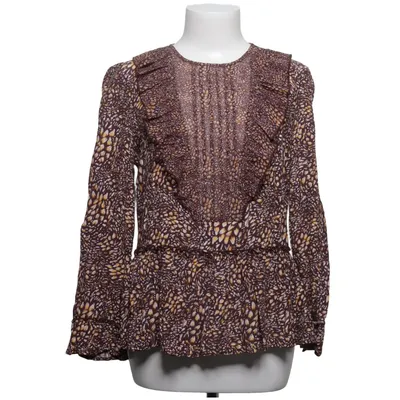 Blouse (Brown, Yellow, White) from French Connection Recycled polyester, Viscose