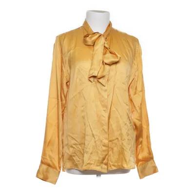 Sløjfebluse (Gul) fra The Shirt Factory Viscose