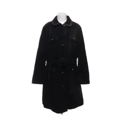 Läderkappa (Svart) från Ulla Popken Skinn, Polyester