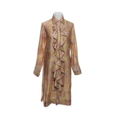 Skjortklänning (Beige, Flerfärgad) från Karmamia Polyester