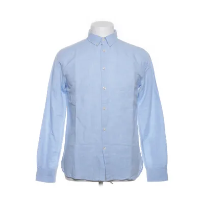 Shirt (Blauw) van Knowledge Cotton Apparel Linnen, Organisch katoen