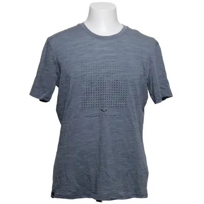 T-shirt (Blauw) van Salewa Polyamide, Wol