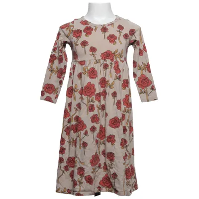 Klänning (Beige, Röd, Flerfärgad) från Mini Rodini Bomull, Elastan