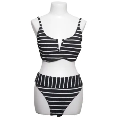 Bikini (Black, White) from Cupshe Elastane, Polyester