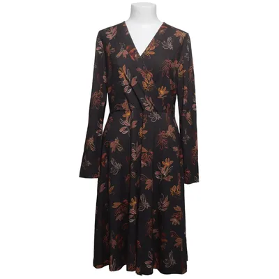 Slå-om-kjole (Sort, Flerfarvet) fra Pure Female Elastan, Viscose