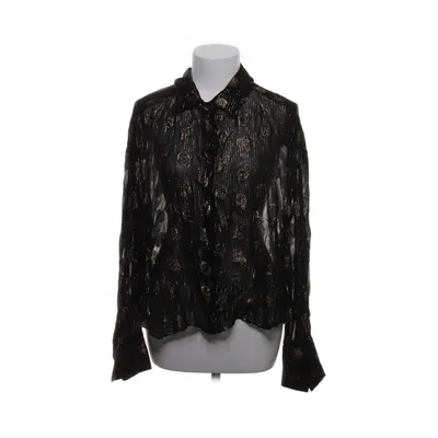 Shirt (Black, Gold) from Zara Metallic fiber, Viscose