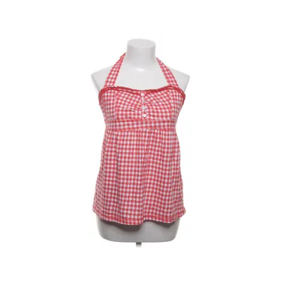 Halternecktopp (Röd, Vit) från Womens Collection by KappAhl Bomull