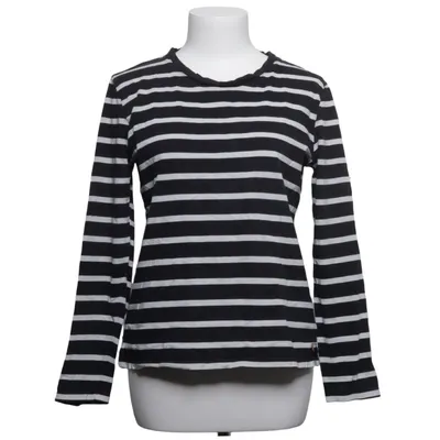 Langærmet t-shirt (Sort, Hvid) fra Yerse Økologisk bomuld