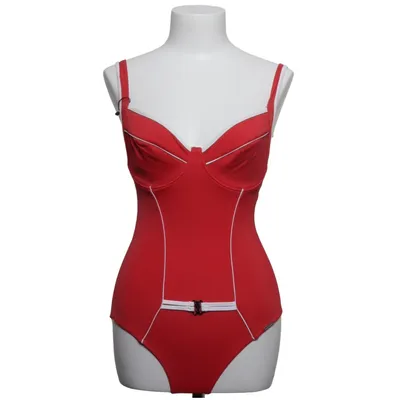 Maillot de bain une pièce (Rouge, Blanc) de Jolidon