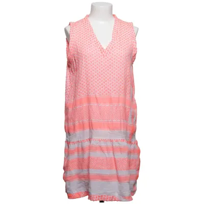 Dress (Orange, White) from Cecilie Copenhagen Cotton, Polyester