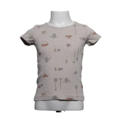 T-shirt (Beige, Meerkleurig) van H&M Katoen, Elastaan