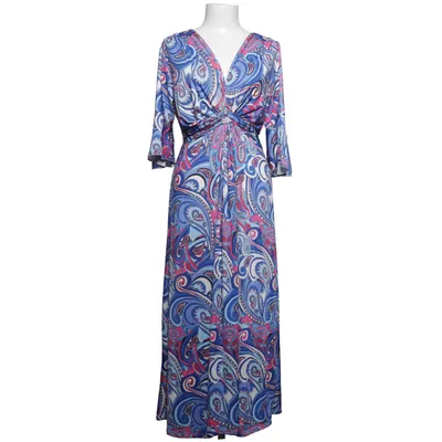Wrap dress (Blue, Pink, Multicolored) from Moda