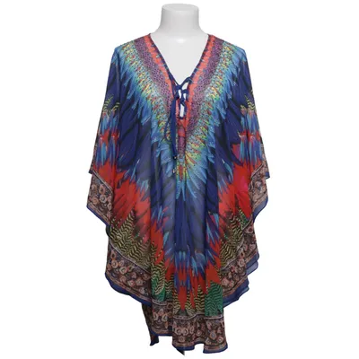 Caftan (Bleu, Multicolore) de Opl Fashion Polyester